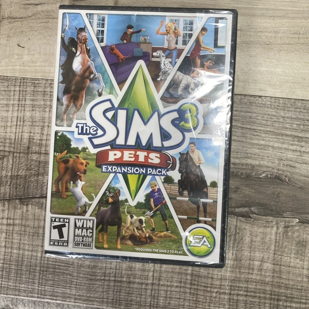Lot Of 3 Sims 3 Pc Games Starter Pack / Expansion Pack‎ Pets EA Games READ